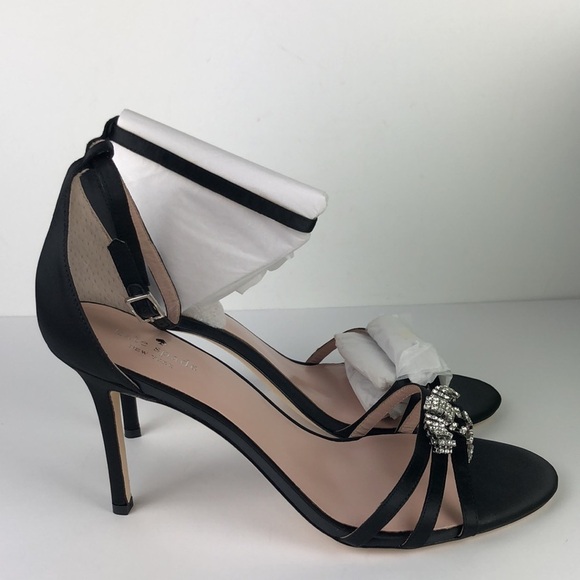 NEW Kate Spade Ingrida Black Sleek Stiletto Heels 11 - Picture 4 of 14